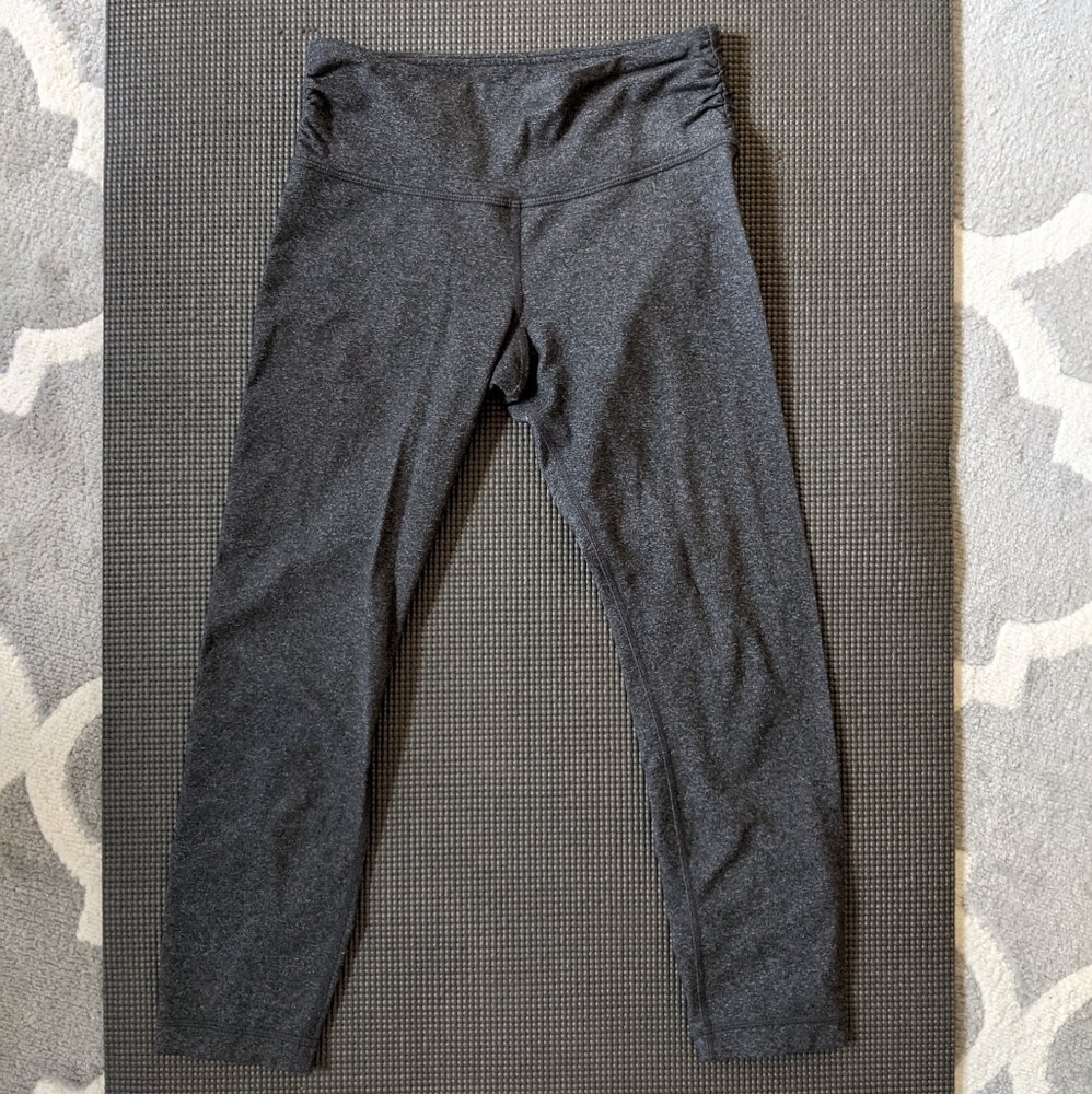 Grey Lululemon crops
